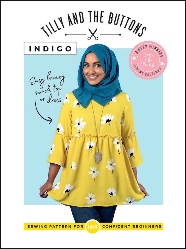 Tilly and the Buttons - Indigo Smock Top and Dress