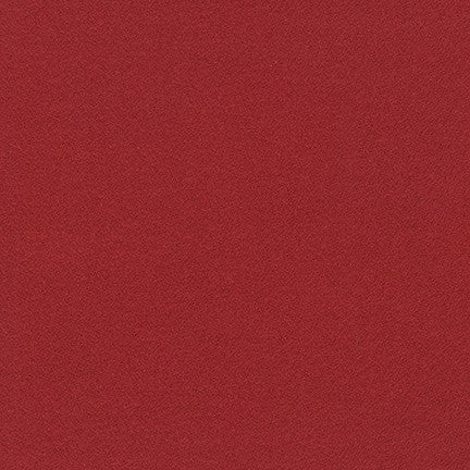 Robert Kaufman - Mammoth Organic Flannel Solid - Crimson