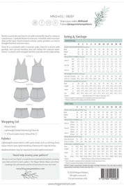 Megan Nielsen - Reef Camisole and Shorts Set - 0-20