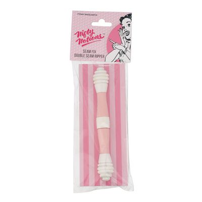 Nifty Notions - Seam Fix Double Sided Seam Ripper - Pink