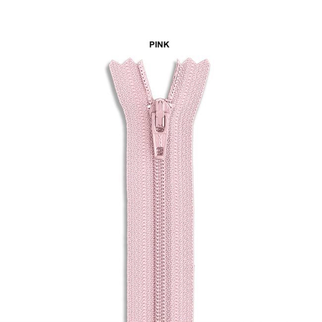 YKK Coil Zipper - 22" - Various Colors