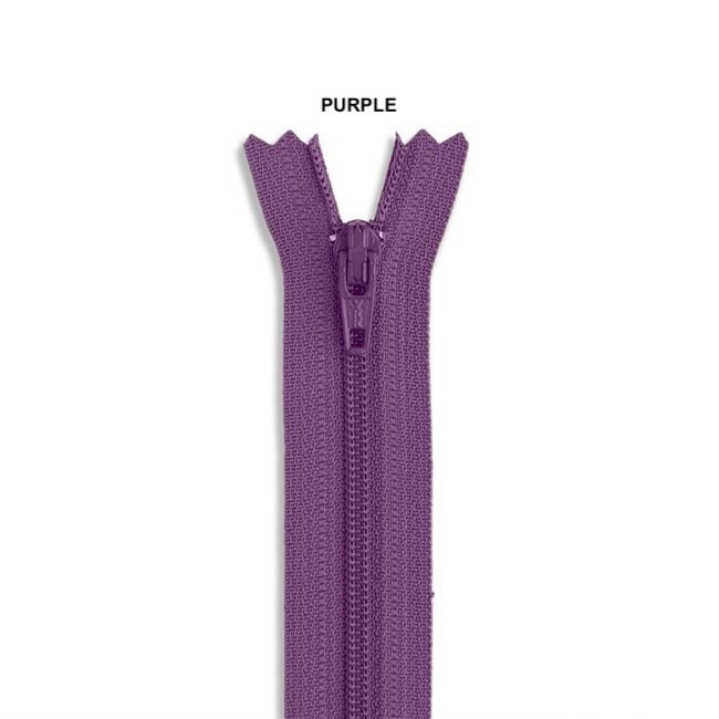 YKK Coil Zipper - 7" - Various Colors