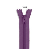 YKK Coil Zipper - 12" - Various Colors