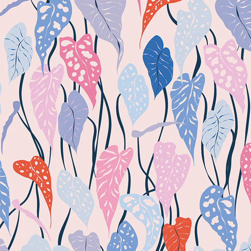Art Gallery - Periwinkle - Dancing Leaflets
