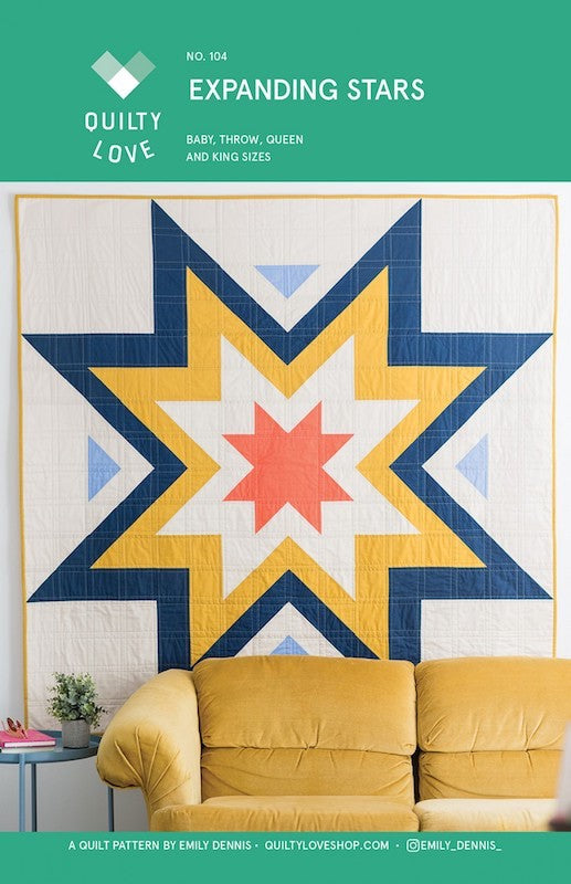 Quilty Love - Expanding Stars Quilt Pattern