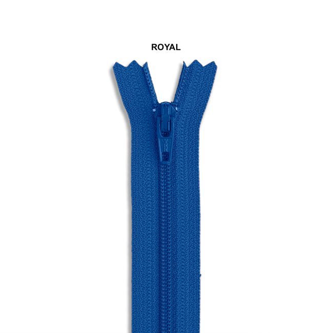 YKK Coil Zipper - 12" - Various Colors