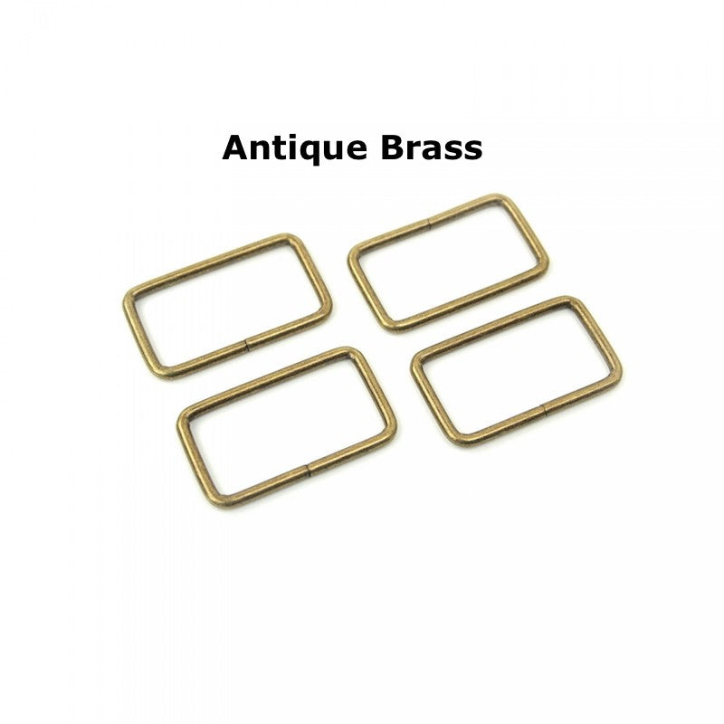 Hardware - Rectangle Metal Rings - 1 1/2" - Various Finishes | Bolt ...