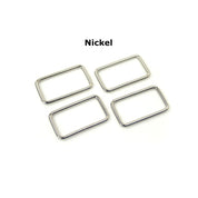 Hardware - Rectangle Metal Rings - 1 1/2" - Various Finishes