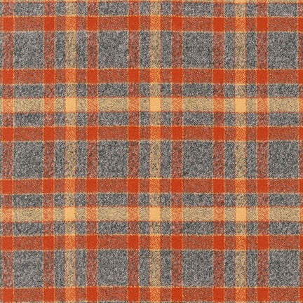 Robert Kaufman - Mammoth Flannel - Gray Rust