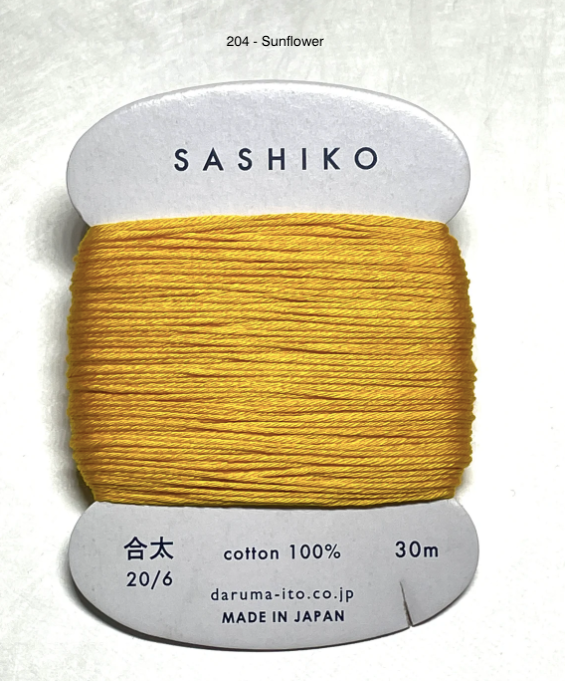 Daruma - Carded Sashiko Thread - 20/6 - Various Colors