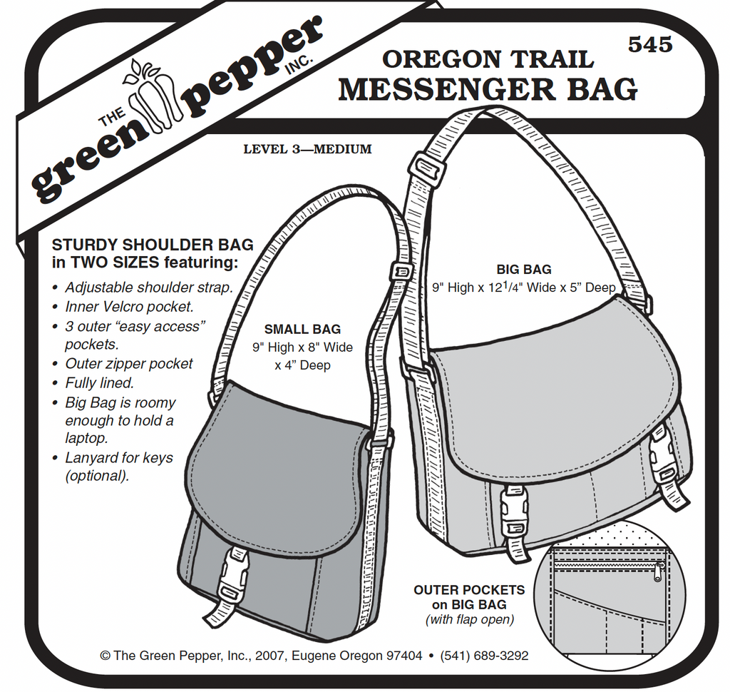 The Green Pepper - 545 - Oregon Trail Messenger Bag