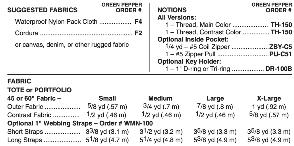 The Green Pepper - 533 - Rugged Tote & Portfolio