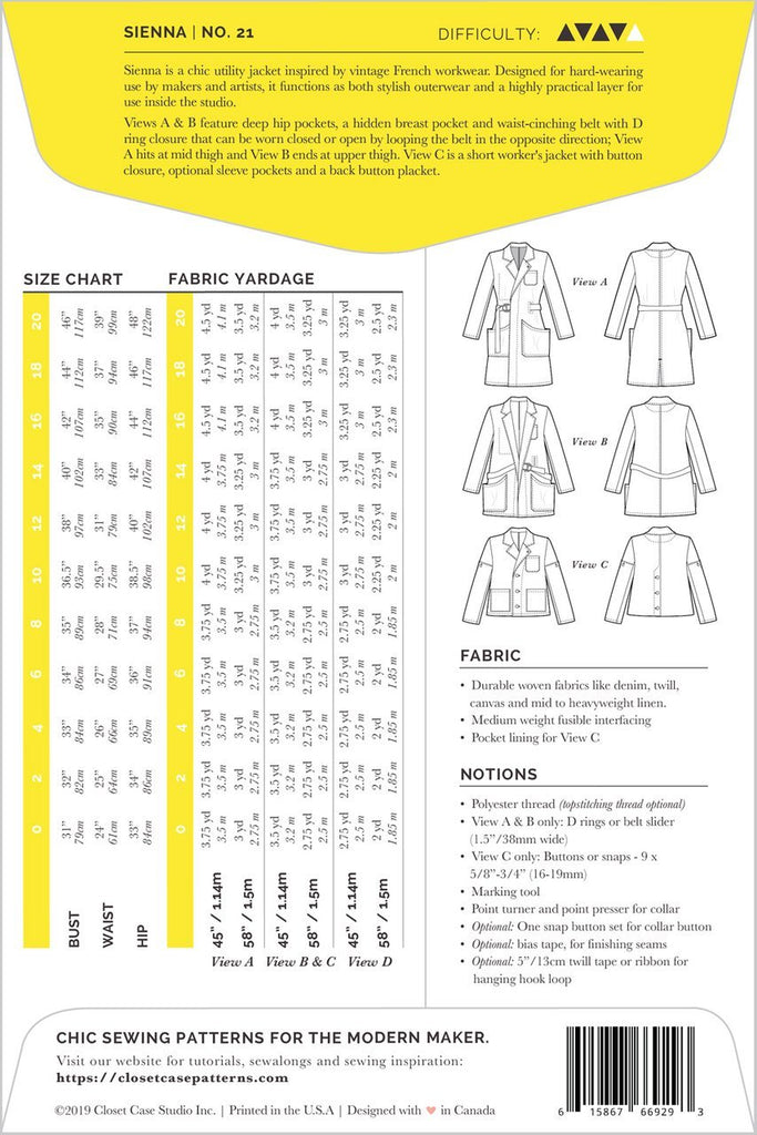Closet Core - Sienna Maker Jacket - Size 0-20