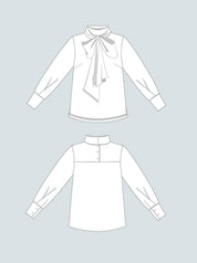 The Assembly Line - Tie Bow Blouse - Various