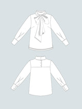 The Assembly Line - Tie Bow Blouse - Various