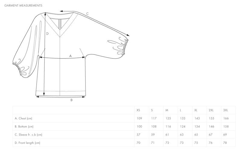 The Assembly Line - V-Neck Cuff Top - Various