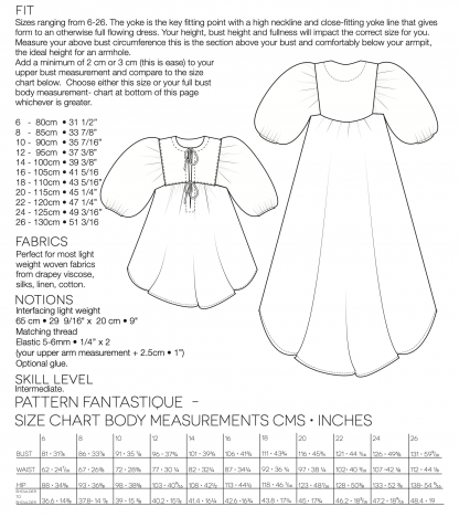 Pattern Fantastique - Vali Dress and Top