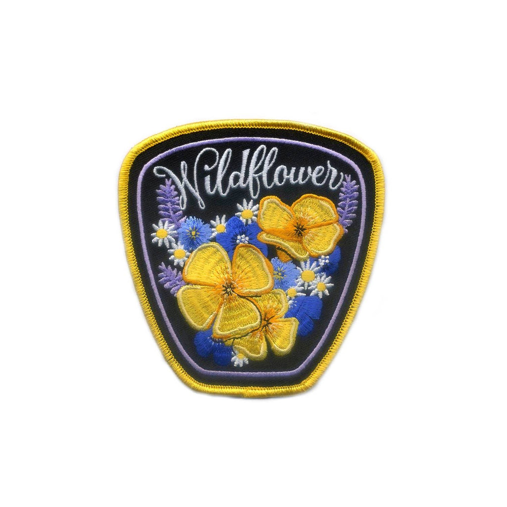 Antiquaria - Wildflower Embroidered Patch (large)