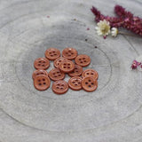 Atelier Brunette - Bliss Button - Chestnut - 9mm