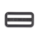 Hardware - YKK Tri-Bar Plastic Glides  - Black - 2"