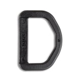 Hardware - Plastic Black D-Ring - 1"