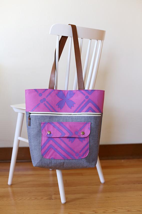 Noodlehead Caravan Tote and Pouch - Main Image