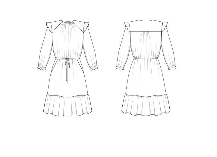 Friday Pattern Company - Davenport Dress