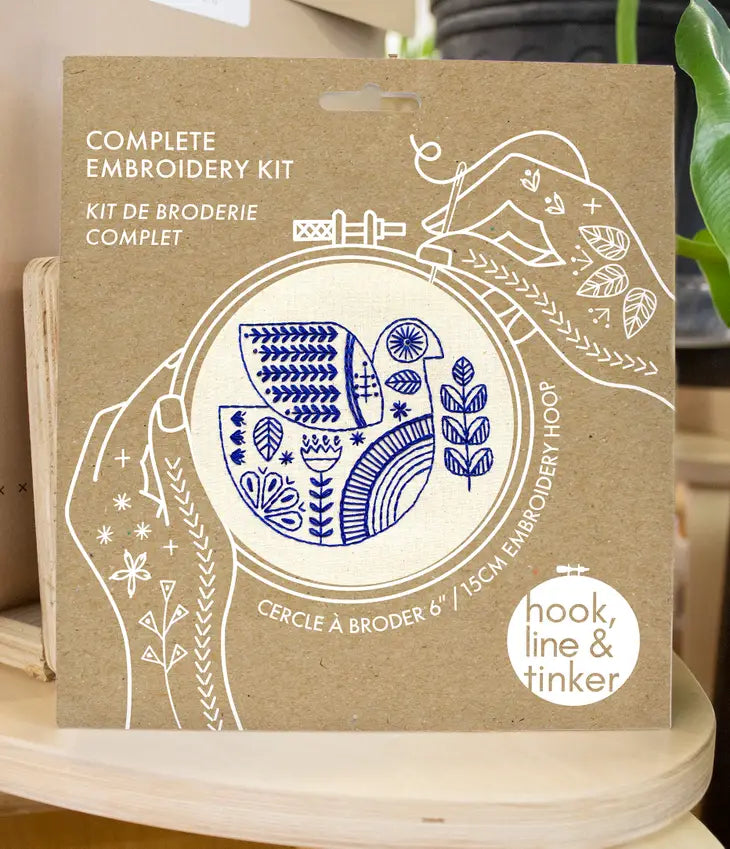 Hook, Line & Tinker - Embroidery Kit - Hygge Dove