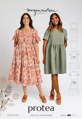 Megan Nielsen - Protea Capsule Wardrobe - Top, Skirt and Dress