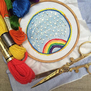 Dropcloth Samplers - Embroidery Sampler - Colorburst! Rainbow