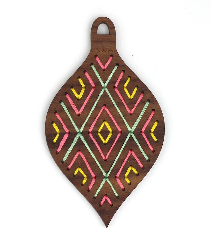 Sale! Kiriki Press - Ornament Embroidery Kits - Geometric