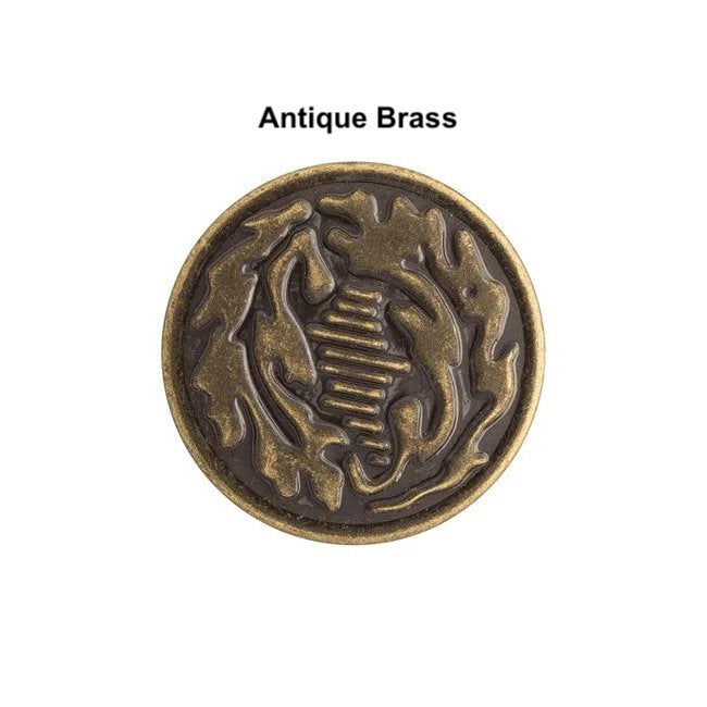 Jean Tack Buttons - Oak Leaf - Various