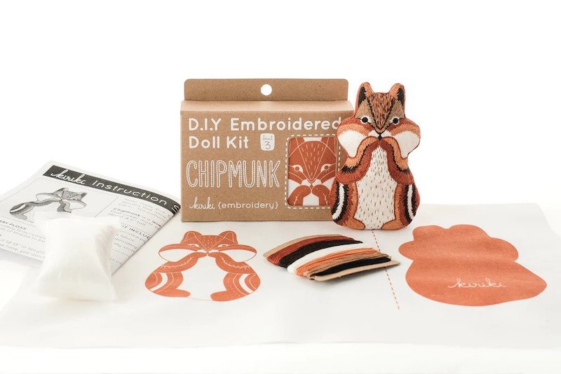 Kiriki Press - Level 3 DIY Embroidered Doll Kit