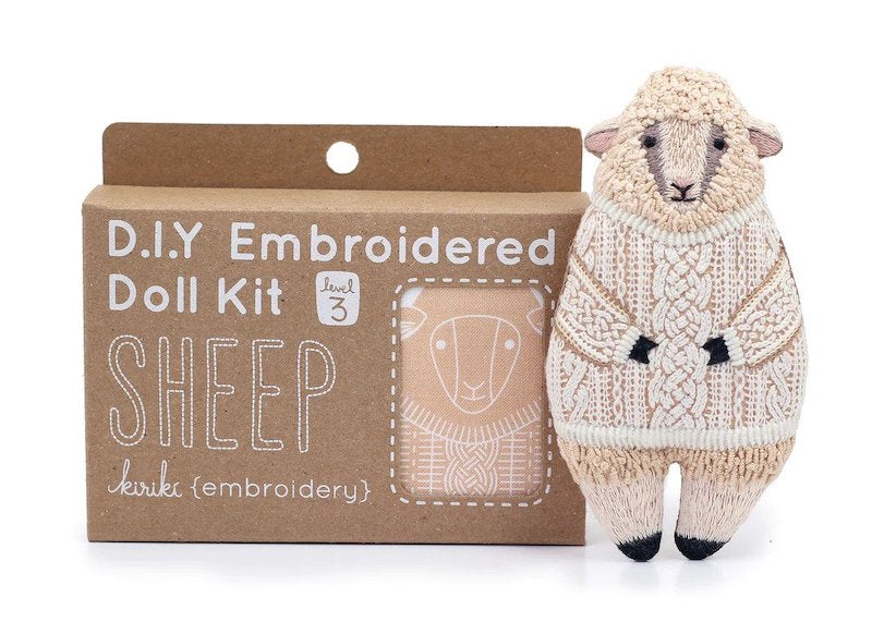Kiriki Press - Level 3 DIY Embroidered Doll Kit