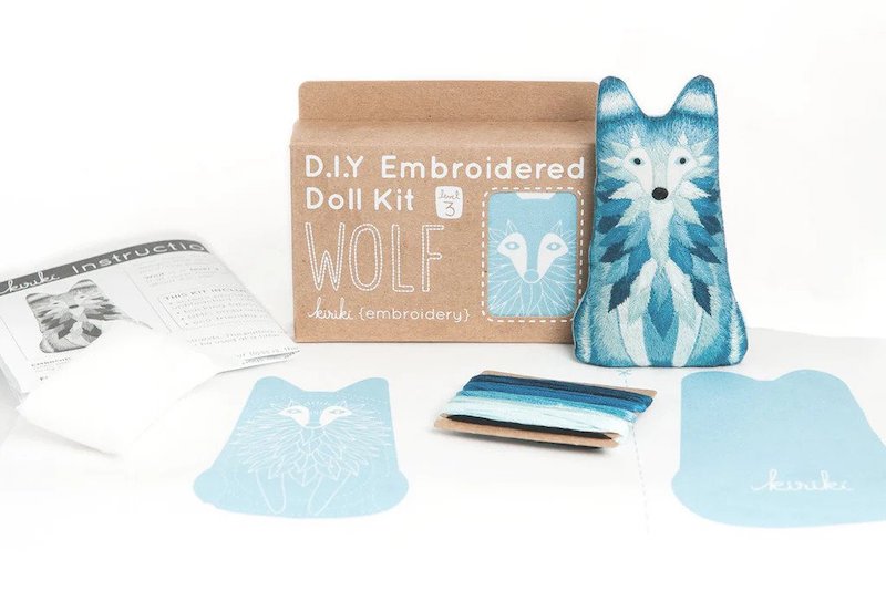 Kiriki Press - Level 3 DIY Embroidered Doll Kit - Various