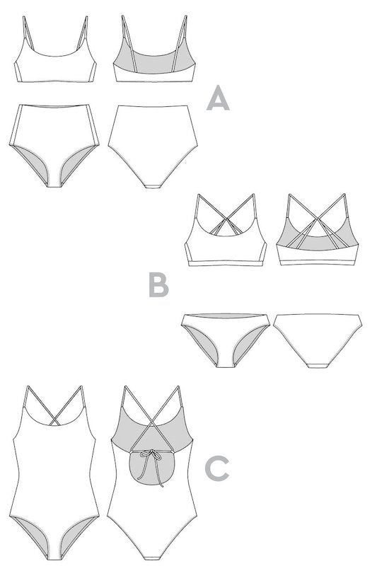 Closet Core - Faye Swimsuit - Size 0-20