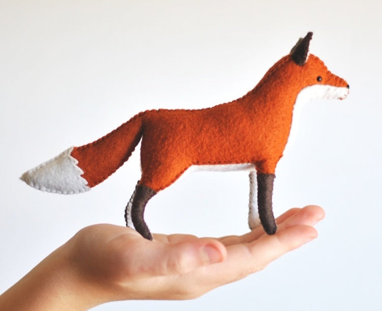 Delilah Iris Designs - Felt Fox DIY Hand Sewing Kit