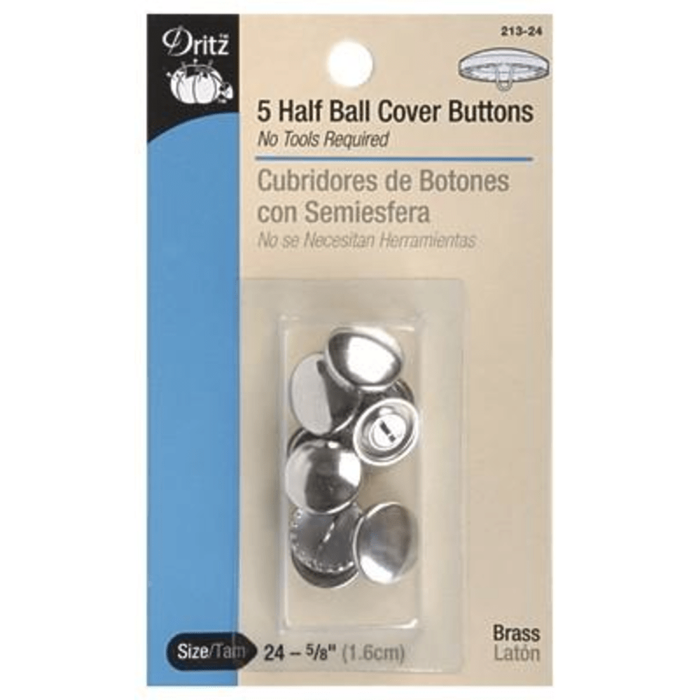 Dritz - Half Ball Cover Buttons - Various