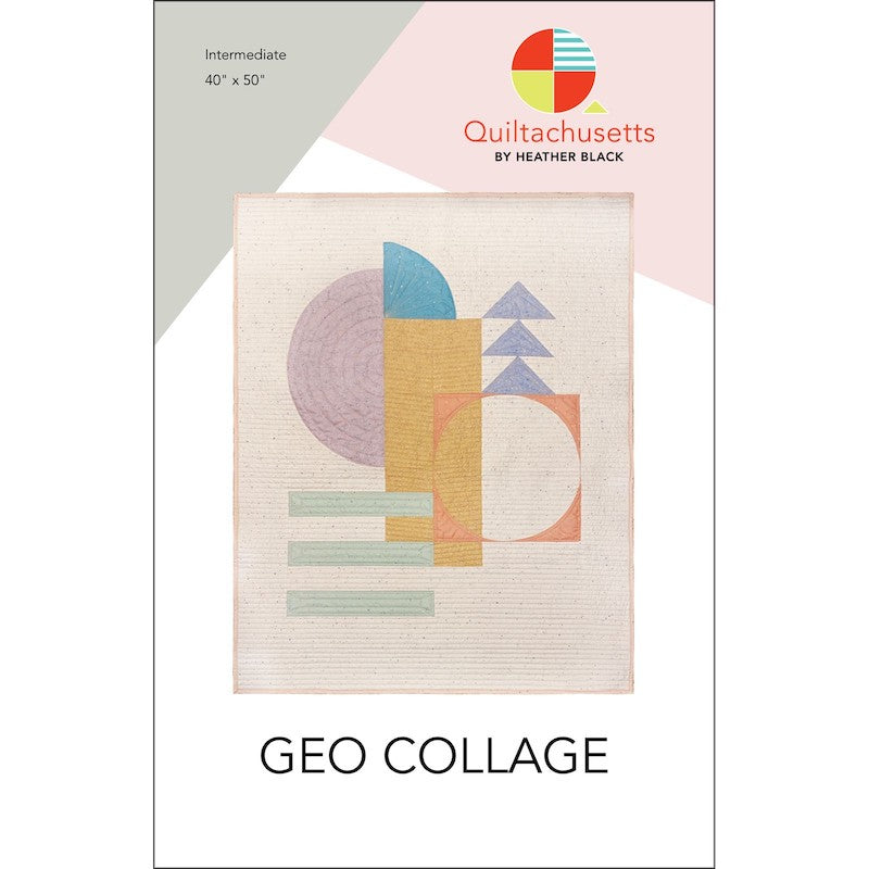 Quiltachusetts - Geo Collage Quilt