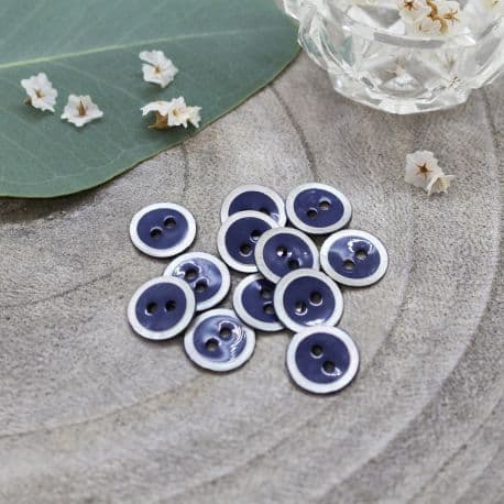 Atelier Brunette - Halo Button - Cobalt - 10mm and 14mm