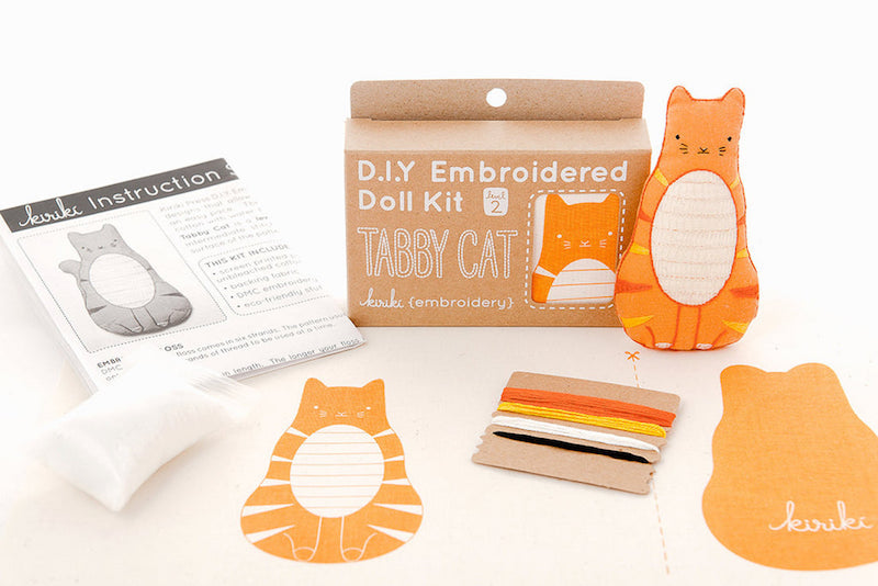 Kiriki Press - Level 1 DIY Embroidered Doll Kit - Various