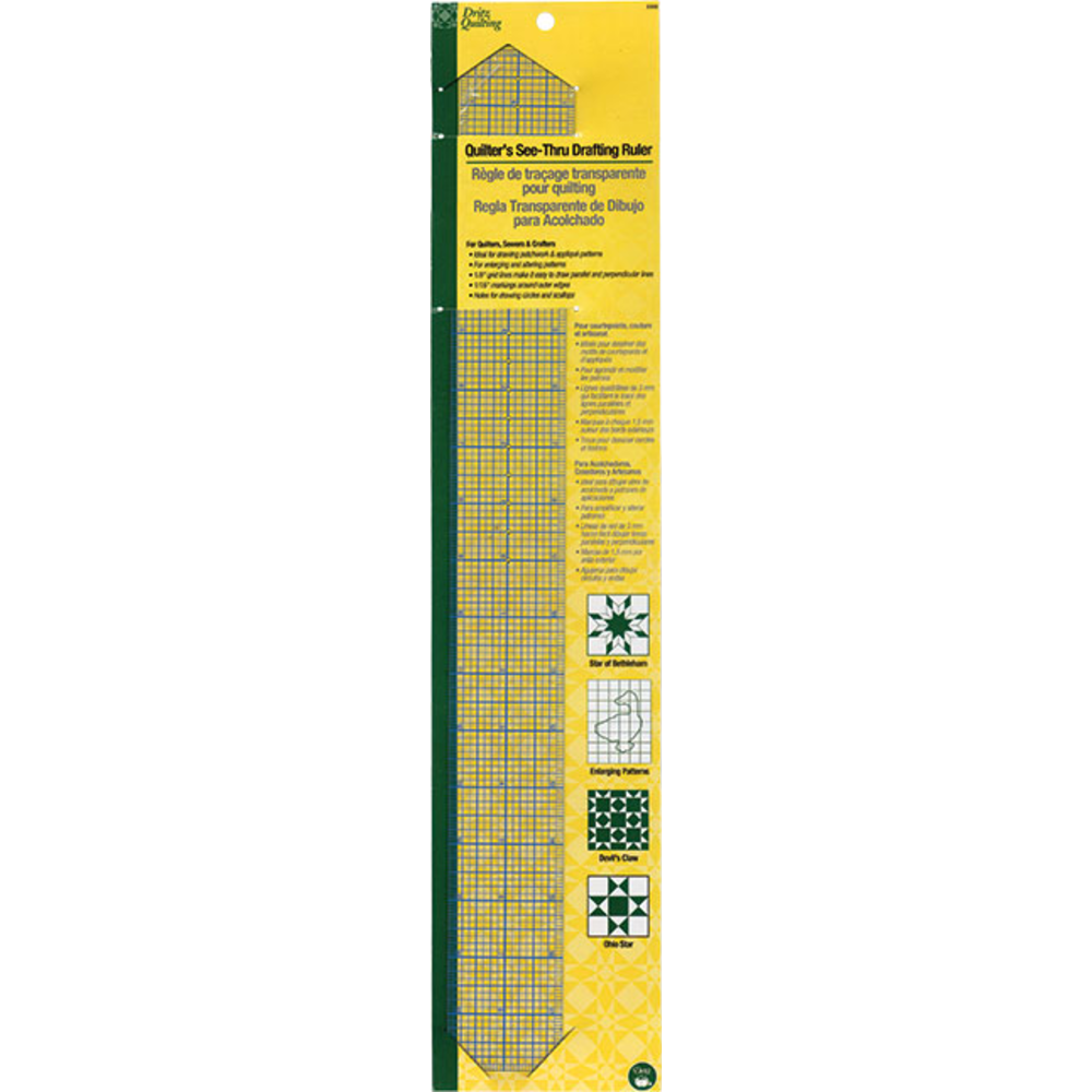 Quilter's See-Thru Drafting Ruler