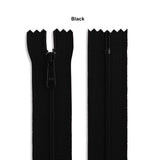 YKK #3 Nylon Coil Bag Zipper - 8" - Various