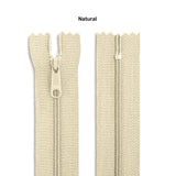 YKK #3 Nylon Coil Bag Zipper - 8" - Various