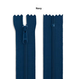 YKK #3 Nylon Coil Bag Zipper - 8" - Various