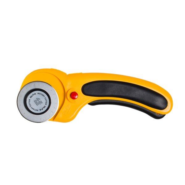 Olfa Rotary Cutter - Ergonomic Rotary Cutter - 45mm - Yellow