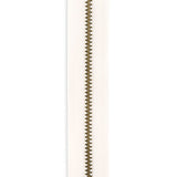 YKK Brass Zipper By the Yard - #5 - Natural