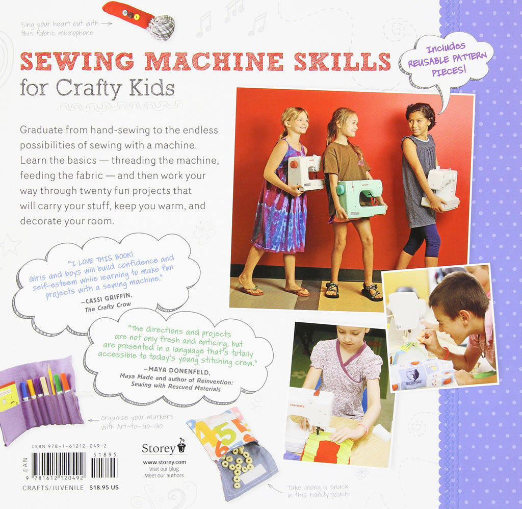 Sewing School 2: Lessons in Machine Sewing; 20 Projects Kids Will Love to Make - Andria Lisle