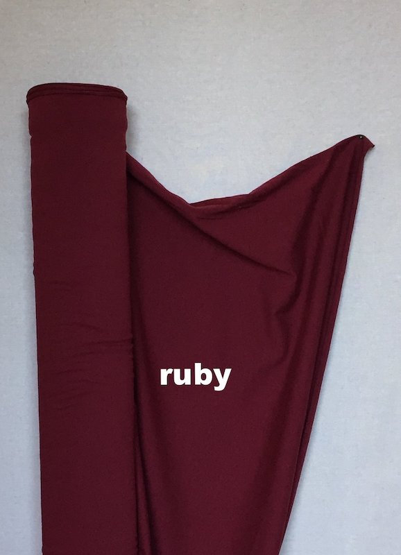SALE Organic Cotton/Soy Jersey - Ruby