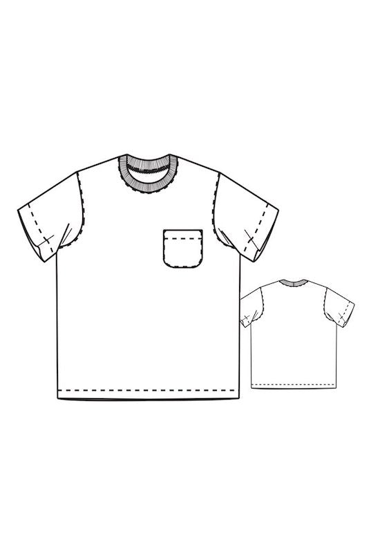 Merchant & Mills - The Tee Shirt - Size UK 36-46